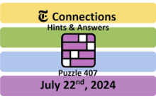 Connections NYT Answers Today: July 22, 2024