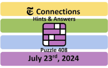 Connections NYT Answers Today: July 23, 2024