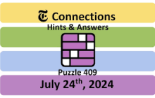 Connections NYT Answers Today: July 24, 2024