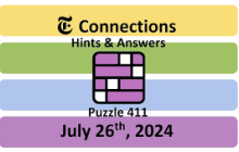 Connections NYT Answers Today: July 26, 2024